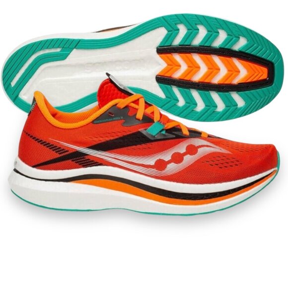 Saucony Endorphin Pro 2 Mens Running Shoes Size 11.5 Red/Black (NEW) S20687-20 main image 7